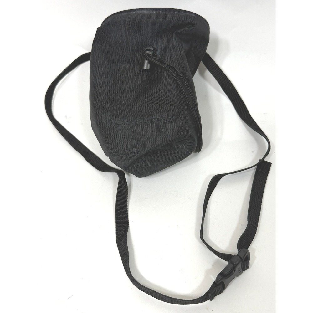 Black Diamond Chalk Bag‎ OS Black Bouldering Climbing Gear Waist Belt
